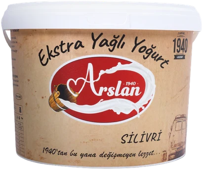Arslan ekstra yağlı yoğurt 5 kg