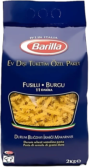 Barilla Fusilli burgu makarna 2 kg
