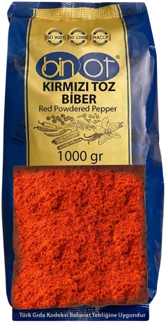 Binot kırmızı toz biber 1000 g