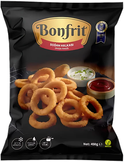 Bonfrit donuk soğan halkası onion rings 450 g