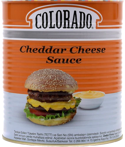 Colorado cheddar cheese sauce, burger peynir sosu
