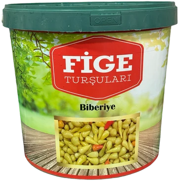 Fige biberiye biber turşusu 5 kg kova