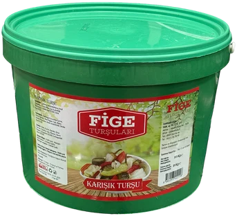 Fige karışık turşu 9 kg kova
