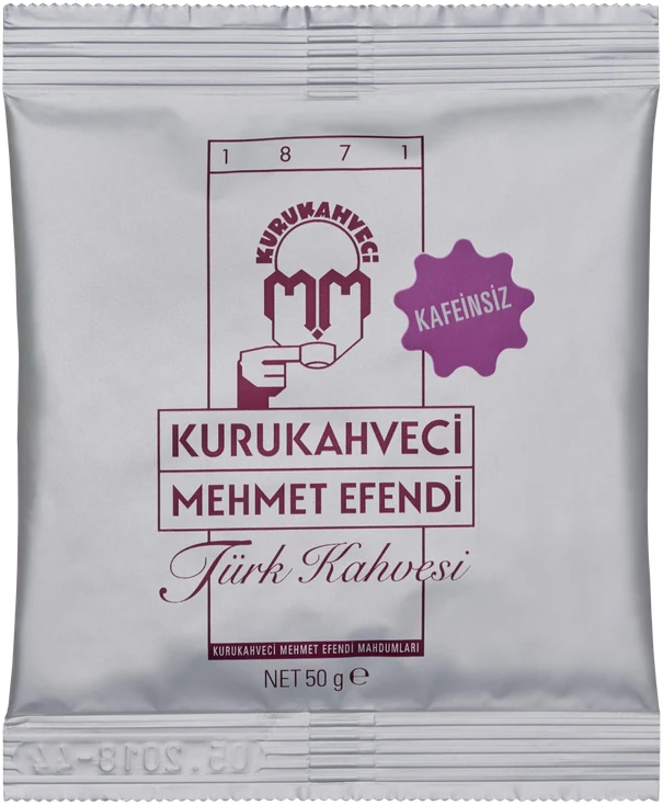 Mehmet Efendi kafeinsiz Türk kahvesi 50 g folyo