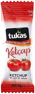 Tukaş ketçap porsiyonluk paket 9 g