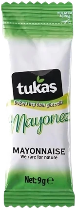 Tukaş mayonez porsiyonluk paket 9 g