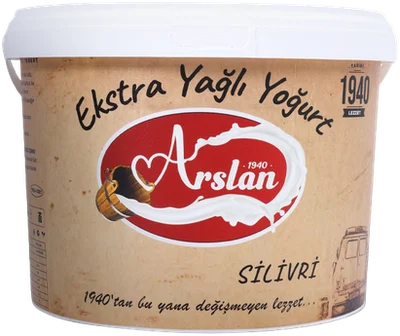 Arslan ekstra yağlı yoğurt 5 kg