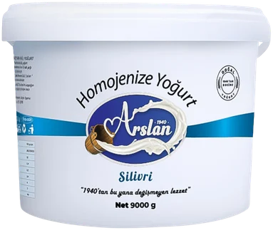 Arslan homojenize yoğurt 9000 g kova