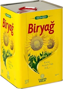 Biryağ ayçiçek yağı teneke 18 litre