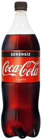 Coca-Cola şekersiz 1 litre pet şişe