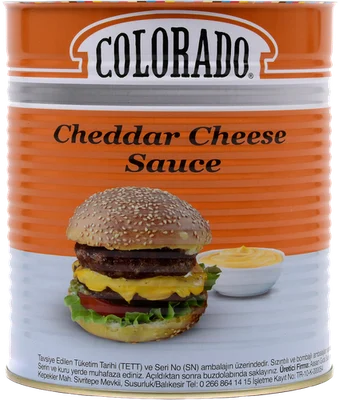 Colorado cheddar cheese sauce, burger peynir sosu