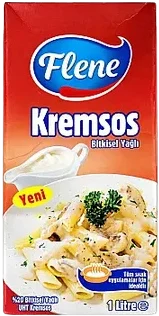 Flene Kremsos bitkisel yağlı krema 1 litre