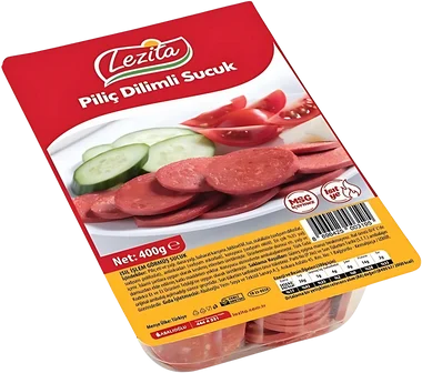 Lezita piliç dilimli sucuk 400 g