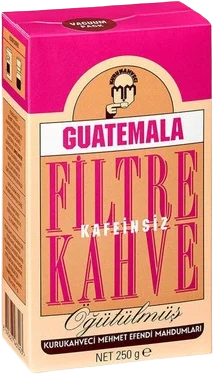 Mehmet Efendi Guatemala filtre kahve kafeinsiz 250 g
