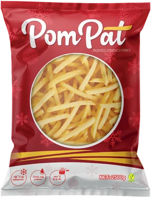 PomPat 9×9 dondurulmuş patates 2500 g