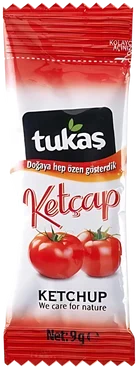 Tukaş ketçap porsiyonluk paket 9 g